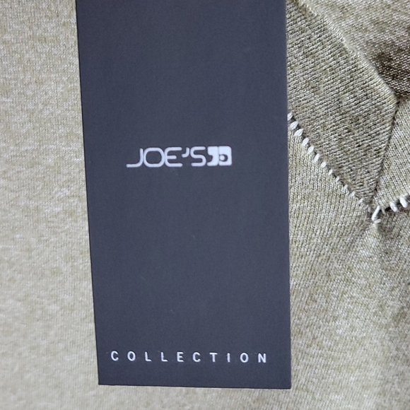 Joe's Jeans Zelly Oversized Distressed T-Shirt Earth Army Green S - Picture 6 of 7